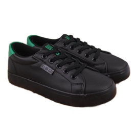 Low eco læder sneakers Big Star Jr DD374147 sort hvid