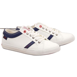 Low eco læder sneakers Cross Jeans M II1R4005C hvid