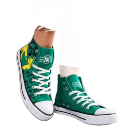 Grønne New Age sneakers