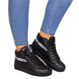 Højhælede sneakers Big Star W EE274355 sort