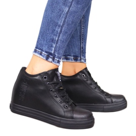 Sort Wedge Sneakers Big Star W EE274127