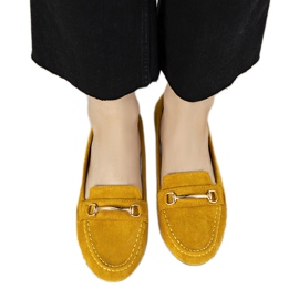 Dominique kvinders senneps loafers gul