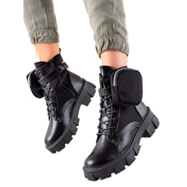 Best Shoes Arbejdere med en ruskindslomme sort