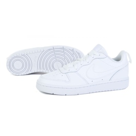 Nike Courtt Borough Low 2 (GS) W BQ5448-100 sko hvid
