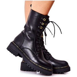 POTOCKI Sort Rockdale Tall Leather Workers