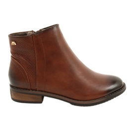 M.Daszyński Brown Booties Chelsea støvler SA62-2 brun