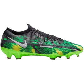 Nike Phantom GT2 Pro Fg Sw M DM0734 003 fodboldsko flerfarvet grøn