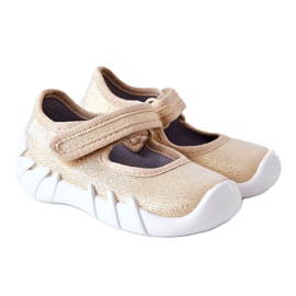 BEFADO S.A. Inblu Shiny 109P224 Guld Ballerina Hjemmesko
