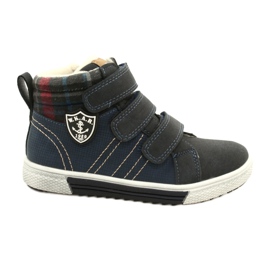 Sportssko isoleret med pels American Club GC24 / 21 Navy Blue blå