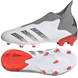 Adidas Predator Freak.3 Ll Fg Jr FY6297 fodboldstøvler flerfarvet hvid