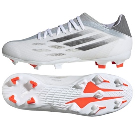 Adidas X Speedflow.3 Fg M FY3295 fodboldstøvler flerfarvet hvid
