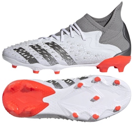Adidas Predator Freak.1 Fg Jr FY6260 fodboldstøvler flerfarvet hvid
