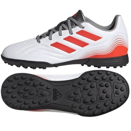 Adidas Copa Sense.3 Tf Jr FY6163 fodboldstøvler flerfarvet hvid