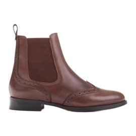 Marco Shoes Beatle slip-on Chelsea støvler brun