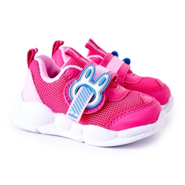 BEFADO S.A. Sportssko til børn med velcro Befado 516P089 Pink lyserød