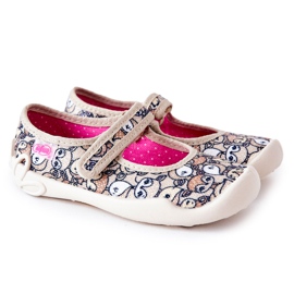BEFADO S.A. Ballerina hjemmesko Befado Rådyr 114X467 Beige brun