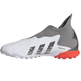 Adidas Predator Freak.3 Ll Tf Jr FY7868 fodboldstøvler hvid hvid