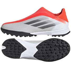 Adidas X Speedflow.3 Ll Tf Jr FY3254 fodboldstøvler flerfarvet appelsiner og røde