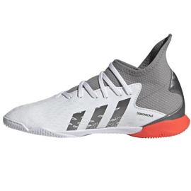 Adidas Predator Freak.3 In Jr FY6286 fodboldstøvler grå, hvid hvid