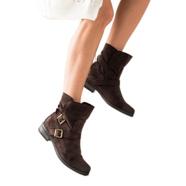 W. Potocki Potocki slip-on ruskindsstøvler brun