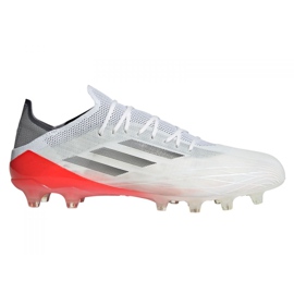 Adidas X Speedflow.1 Ag M FY3265 fodboldstøvler grå, hvid, rød hvid