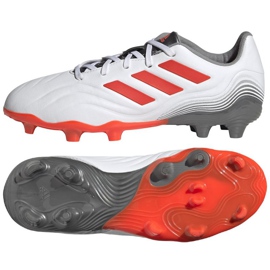 Adidas Copa Sense.3 Fg Jr FY6154 fodboldstøvler flerfarvet hvid