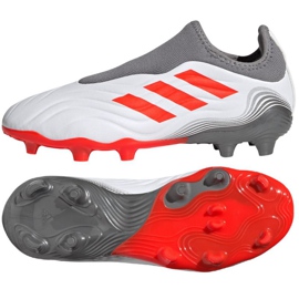 Adidas Copa Sense.3 Ll Fg Jr FY6155 fodboldstøvler grå, hvid hvid