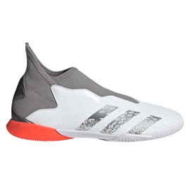 Adidas Predator Freak.3 Ll In Jr FY7867 fodboldstøvler grå, hvid hvid