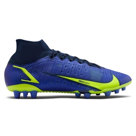 Nike Superfly 8 Elite Ag M CV0956-574 fodboldstøvler blå blå