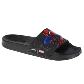 Adidas Adilette Shower Slides Spiderman Jr FZ1716 hjemmesko sort