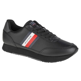Tommy Hilfiger Essential Runner Vinter Læder M FM0FM03814-BDS-sko sort