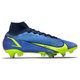 Nike Superfly 8 Elite SG-Pro Ac M CV0960-574 fodboldstøvler marine blå blå