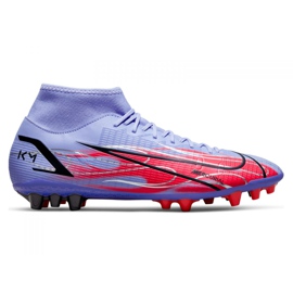 Nike Superfly 8 Academy Km Ag M DJ3984-506 fodboldsko flerfarvet violet