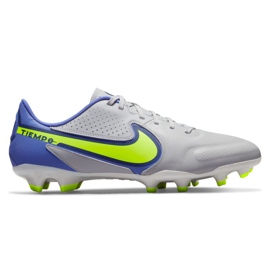Nike Tiempo Legend 9 Academy Mg M DA1174-075 fodboldsko grå, blå grå