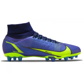 Nike Superfly 8 Pro Ag M CV1130-574 fodboldsko marine blå marine blå