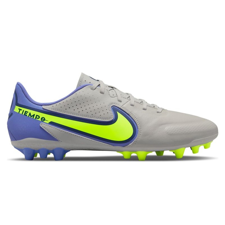 Nike Tiempo Legend 9 Academy Ag M DB0627-075 fodboldsko grå, blå skygger af grå
