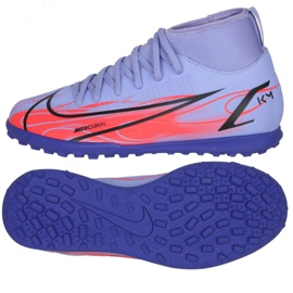 Nike Mercurial Superfly 8 Club Km Tf Jr DB0934 506 fodboldsko flerfarvet violet