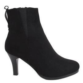 Støvler på Gaja Black stiletto sort