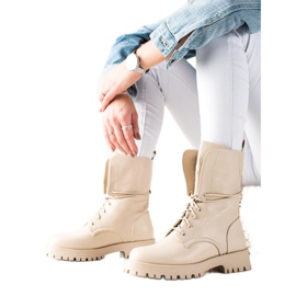 TRENDI Klassiske høje fanger beige