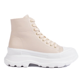 Seastar Sneakers på platformen beige