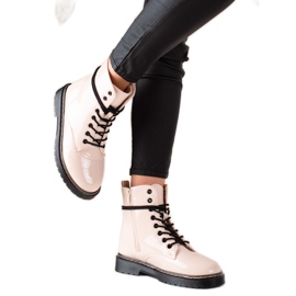 TRENDI Beige varme støvler