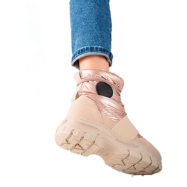 TRENDI Casual snestøvler beige