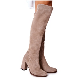 PA2 Suede Cappuccino Shernan støvler beige