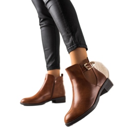 Chc Shoes Behagelige brune støvler