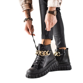 TRENDI Varme støvler Sneakers sort