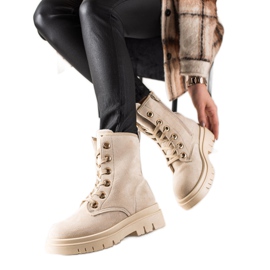 TRENDI Beige ruskindsfangere