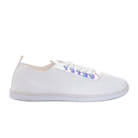 White Roses damesneakers hvid