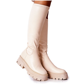 FJ1 Høje Hemera Støvler Beige