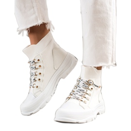 Goodin Mode høje sneakers hvid