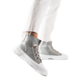 Goodin Mode høje sneakers grå